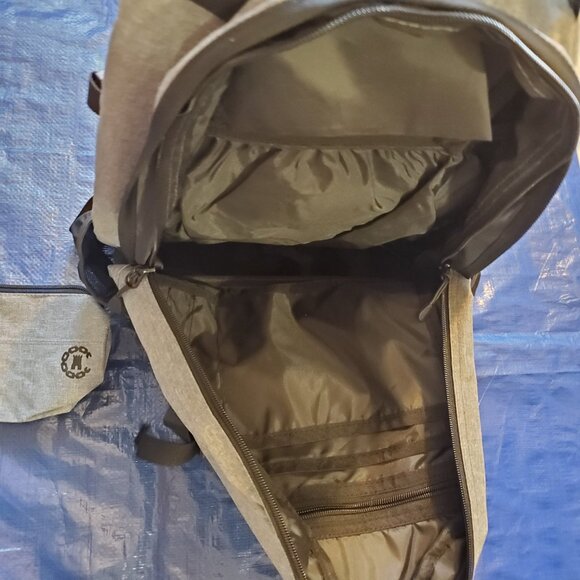 Crooks & Castles Gray Backpack and Small Bag - Picture 7 of 10